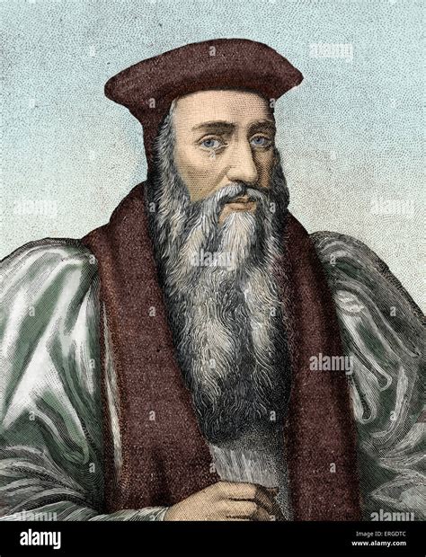 Archbishop Thomas Cranmer. Protestant reformer and Archbishop of ...