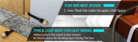Ultima Cords & Cables Ultra Durable High Performance Flat RJ45 Cat7 ...