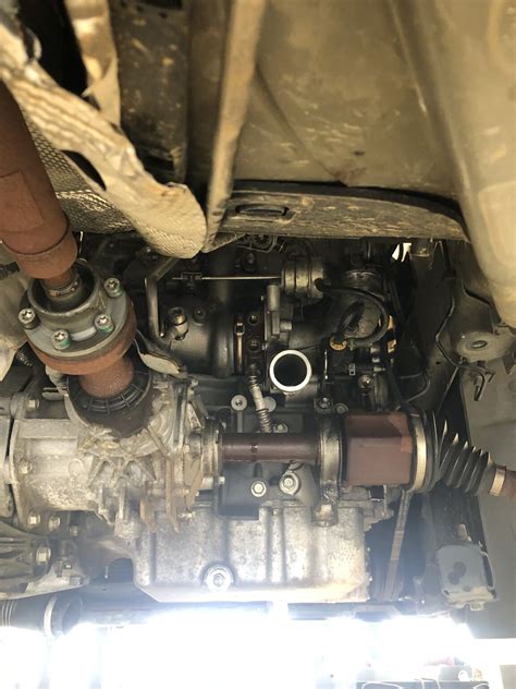 Ford Escape turbo replacement. Service info has you leaving the ...