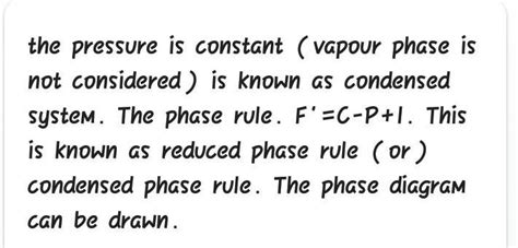what is reduced phase rule ? - Brainly.in