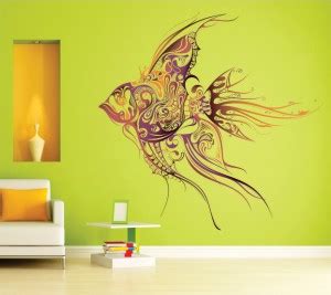 Impression Wall 58 cm Awesome Fish Sticker Price in India - Buy ...