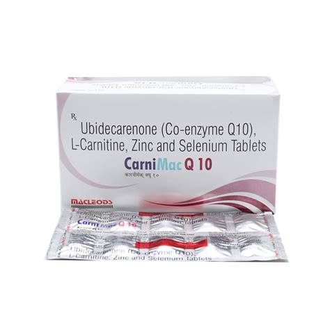 Carnimac Q 10 - Strip of 10 Tablets : Amazon.in: Health & Personal Care