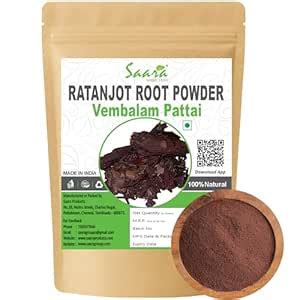 Buy Saara HERBAL FRESH Ratanjot Root Powder, Vembalam Pattai, Laljadi ...