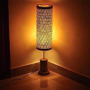 Kraftinn Bamboo Floor Lamp, Natural Brown, Pack Of 1 - Led : Amazon.in ...