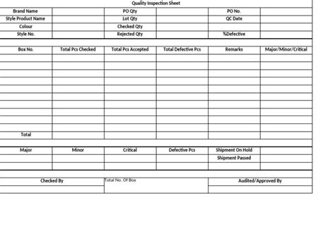 Outgoing Check Sheet 的图像结果