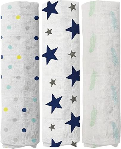 Buy Cottington Lane Muslin Swaddle Wrap for Newborn Baby Pack of 2 ...