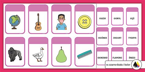 Głoska G | Fiszki z sylabami | Ćwiczenia artykulacyjne