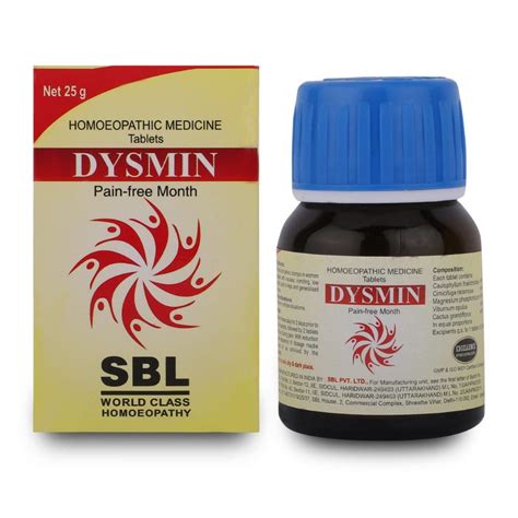 SBL Dysmin Tablets – AYUSH Upchar