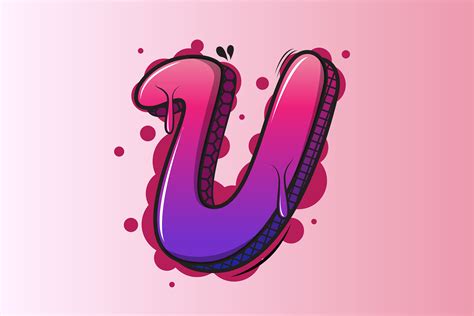 Graffiti Letter U Premium Vector Art Gráfico por K for Kreative ...