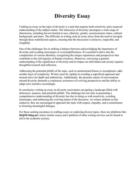 Diversity Essay Examples 的图像结果