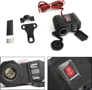 acube mart Motorcycle bike 3 in 1 with dual USB fast Charger Power ...