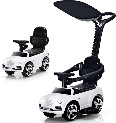 Buy COSTWAY 3 in 1 Ride on Push Car, Licensed Toddlers Sliding Walker ...