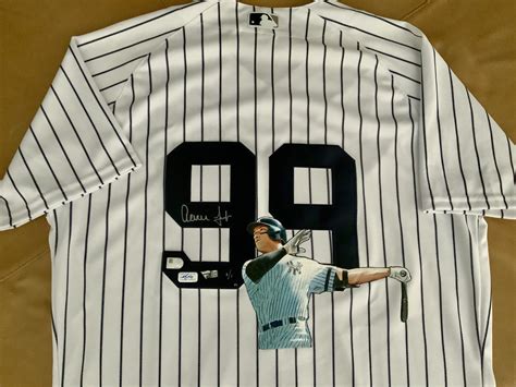 Aaron Judge Signed Nike Hand Painted Jersey 1/1 - Big Time Bats