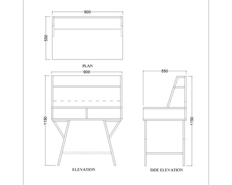 Study Table, Wood Study Table, Study Table with Open Shelf, Study Tabl ...
