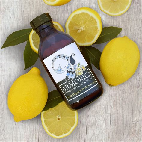 Armorica Cold Processed Lacto-Fermented Cod Liver Oil 200ml - Sicilian ...
