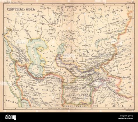 Historical Map Of Central Asia