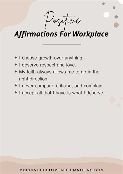 100+ Morning Positive Affirmations For Workplace