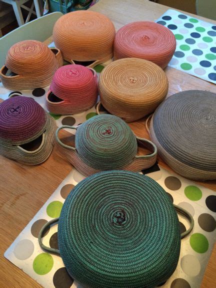 Image result for Clothesline Rope Basket Tutorial