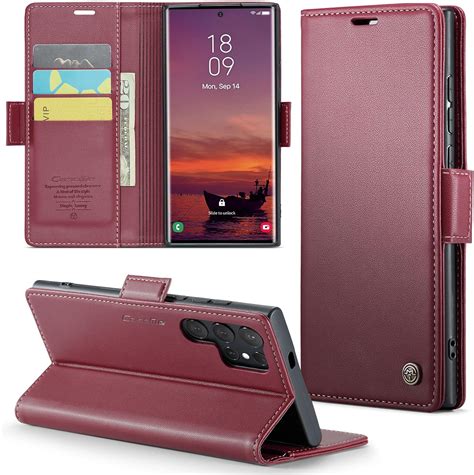 Phernykas Cover for Samsung Galaxy S25 Ultra Wallet Case with Card ...