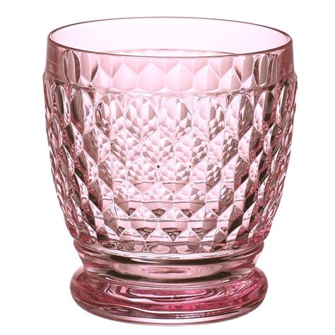 Buy Villeroy & Boch Boston Rose Crystal Highball Glasses, Set of 4 ...
