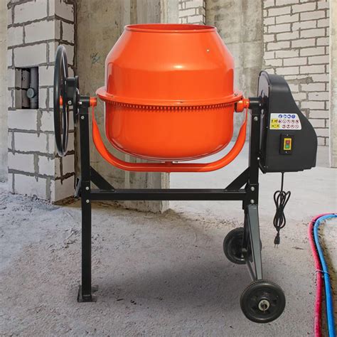 Amazon.com: SPOWAY 5.0 Cu. Ft Electric Cement Mixer, 650W 2/3 HP ...