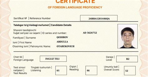 CEFR Natijalar — Teletype