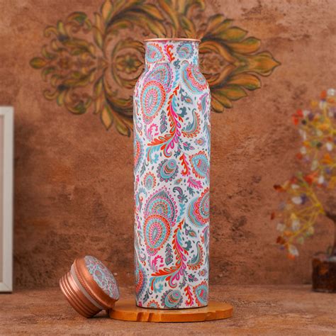 Send White Designer Copper Bottle Online - GAL23-110473 | Giftalove