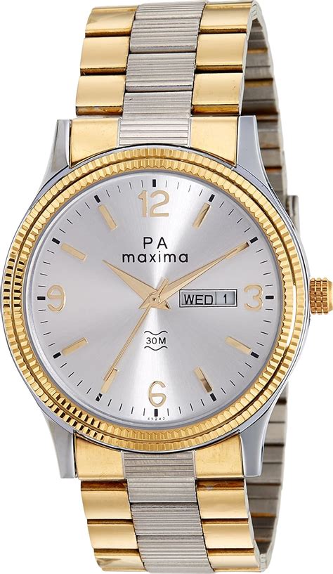 Buy Maxima Analog Silver Dial Men's Watch - 45242CMGT Online at Low ...