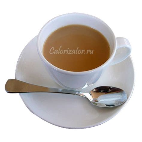 Чай чёрный с молоком и сахаром - калорийность, полезные свойства ...