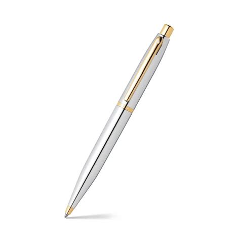 Sheaffer | VFM | 9422 | Silver Metal | Gold Trim | Ball Pen – Writing ...