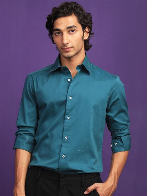 RARE RABBIT Slim Fit Cotton Formal Shirt - Price History