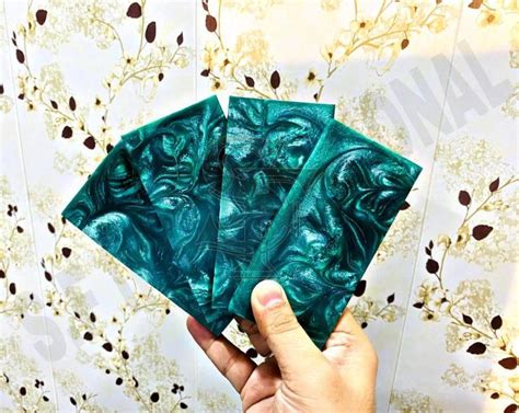 Green Epoxy Resin Knife Handle Scales Manufacturers and Suppliers from ...