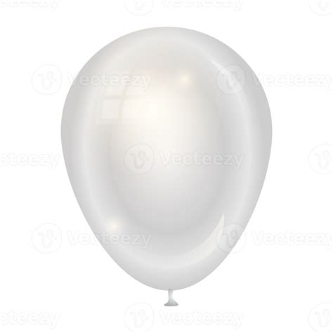 Realistic white balloon illustration on isolated background 20994600 PNG