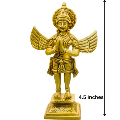 Brass Garuda Bhagavan Idol | Divine Garuda Statue for Pooja Room, Vast ...