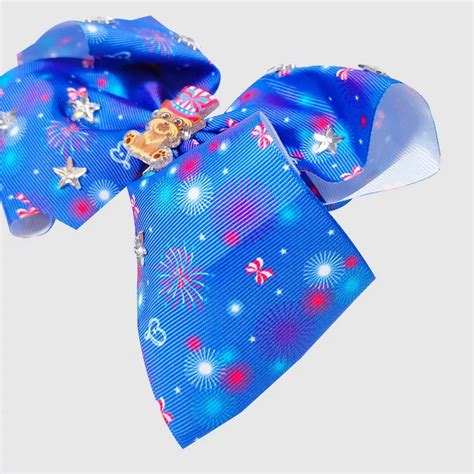 Buy Girls' JoJo Siwa Patriotic Bow - Blue at Ubuy India