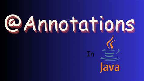 Image result for Java Method Annotations