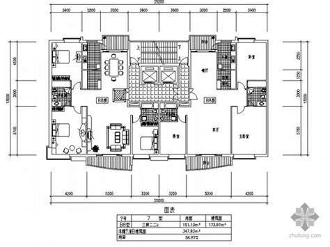 三室两厅一梯两户建筑施工图_2023年三室两厅一梯两户建筑施工图资料下载_筑龙学社