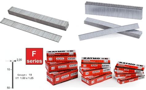 Kaymo F-Series 18G Brad Nails 50 mm - 5000 Nails | Heavy-Duty Steel ...