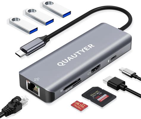 Amazon.com: USB C Docking Station MAC Adapter Multiport usb c to ...