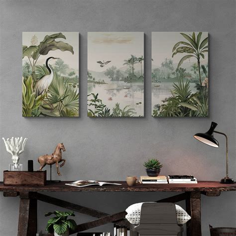 Buy Life in Island II, Set of Three Painting Online at Best Price ...