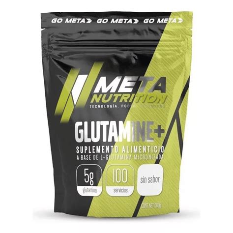 glutamina 500 gramos go meta · 500 gramos