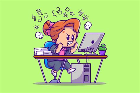 Image result for Computer User Angry Cartoon