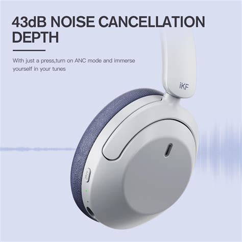 iKF T3 Hybrid Active Noise Cancelling Headphones India | Ubuy