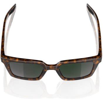 100% Erba Glasses - Gloss Havana - Grey Green Mirror | BIKE24