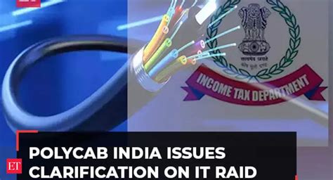 Polycab India issues clarification regarding search on company premises ...