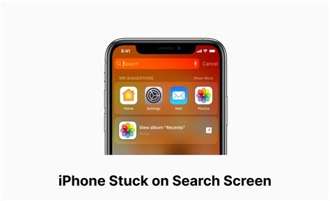 Como corrigir o iPhone travado na tela de pesquisa