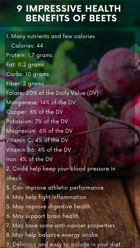 Best 13 The Health Benefits of Beets – Artofit