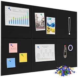 Axmon® Notice Board for Home | 6 Pcs | Bulletin Board | Vision Board ...