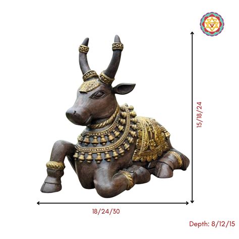 Wooden Nandi Sculpture | Pretty Homes India