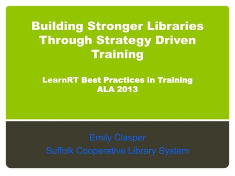 Image result for Library Specific Training